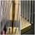 1 MCM Gaetano Sciolari Brass n Glass Rod Table Lamp. Mid Century Retro Vintage G 2 thumbnail