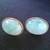 14K Yellow Gold Nephrite Jade Gold-Stone Earrings 1 thumbnail