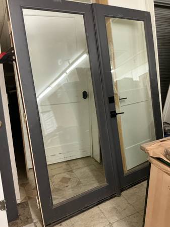 Full Light French Doors w/ Optional Sidelights 77 1/2x64 3/8” 1