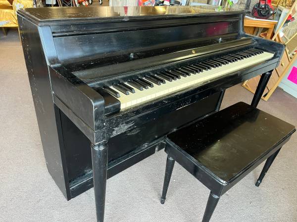 PIANO WITH MATCHING bench 1