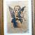 Framed Cherub Angel / Baroque Rococo Ornate Wood Picture Frame 8 thumbnail