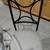 GLASS TOP IRON ROUND TABLE WITH 4 CHAIRS 8 thumbnail