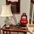Vintage pierced Blanc de Chine Lamp - lights on top and bottom 9 thumbnail