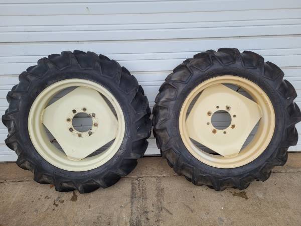 BridgeStone 9.5X24 6ply Farm Service tires on Kubota Rims 1