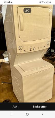 Stack unit GENERAL ELECTRIC  2020 voltage white on white just like new working e 1