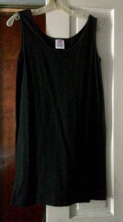 vintage black cotton shift 1