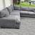 Oversized Upscale Sectional - Feather Stuffed - LIKE NEW! 2 thumbnail
