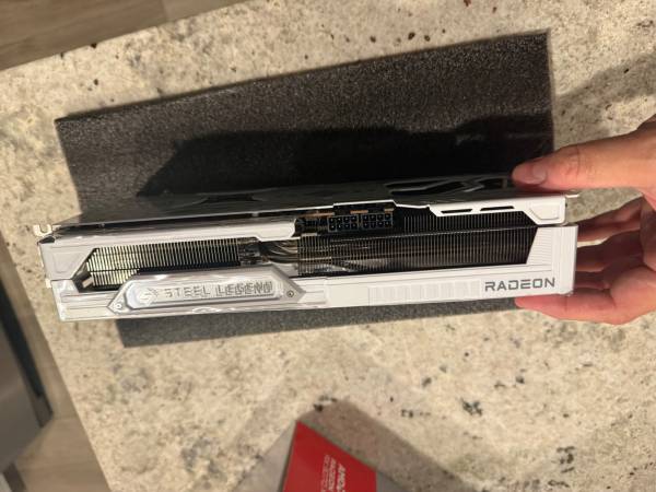 Steel legend 9070xt video card 16gb - computer parts - by owner