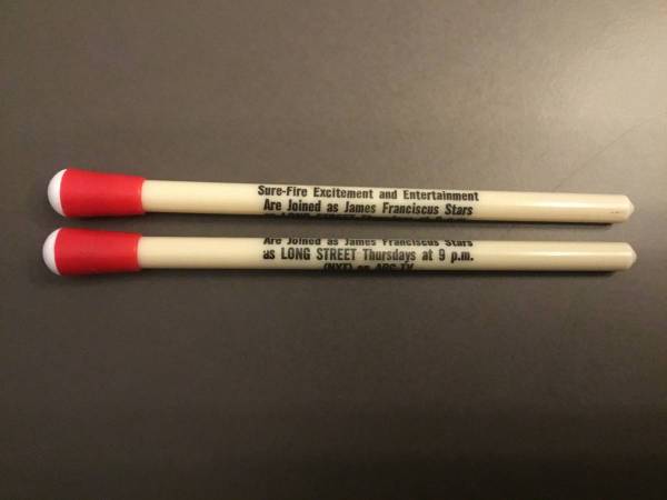 TV Series Promotional Items - "Longstreet" Pens 1