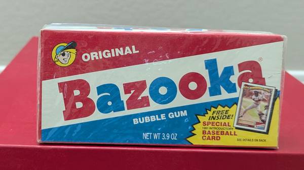 Original Bazooka Bubble Gum with Baseball Card 1