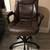 Brown Leather Office Chair 1 thumbnail