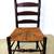 Antique Early American Ladder-Back Chair w/Woven Rush-Style Seat 3 thumbnail