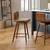 Pair of Article Sede Leather Swivel Counter Stools 7 thumbnail