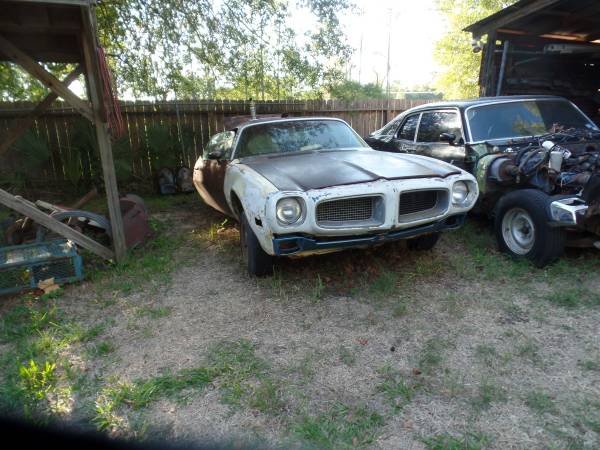 1973 pontiac firebird project car with title 1