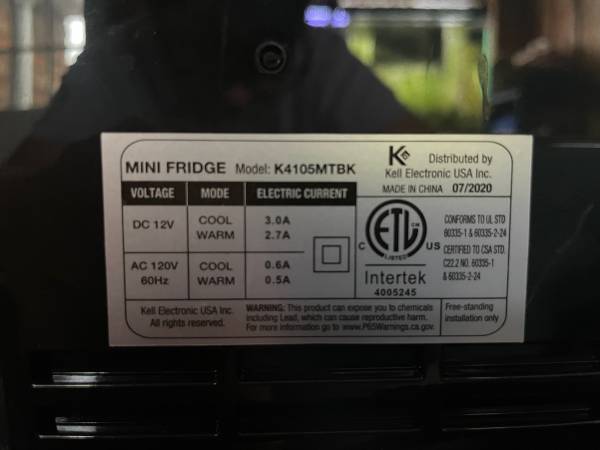 Kell Mini-Fridge 1