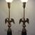 Vintage Solid Brass American Eagle Stiffel Lamps - Pair 1 thumbnail