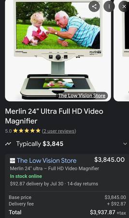 Merlin HD Vision enhancement 24 inch 1