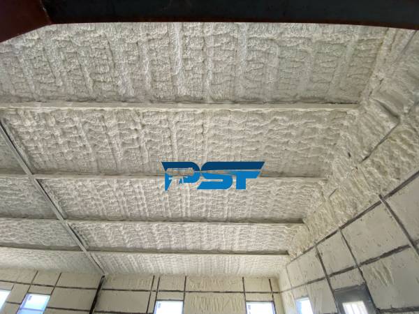 Spray Foam Insulation + Fiberglass 1