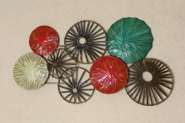 Metal Wall Art - Circular Plaque 1