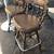 VINTAGE 70'S BAR STOOLS KEG BARREL CAPTAIN STOOLS RESTAURANT USE 2 thumbnail