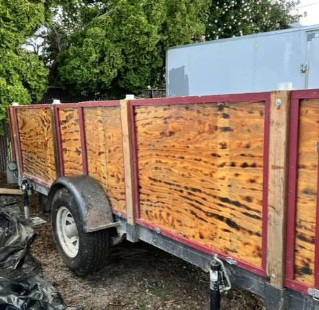 5'x14' Heavy duty, single axle utility trailer 1