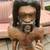 Vintage hand carved wood 3' running man figure B68 6 thumbnail