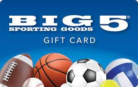 $50 Big 5 gift card 1