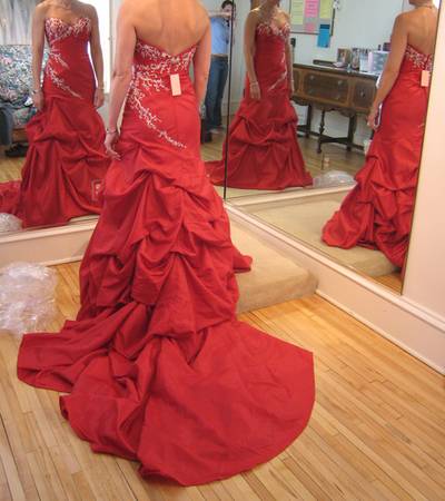 Red Wedding(or special occasion)Dress 1