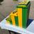 Dog/Cat Pet Steps, Padding & Storage (Packers Theme) 4 thumbnail