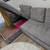 Grey Sectional Sofa w/ Pull-Out Sleeper & Hidden Storage 5 thumbnail