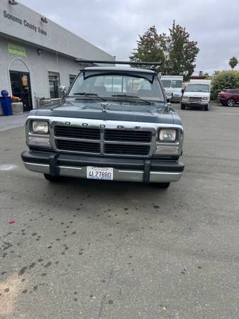 1992 Dodge Ram 2500 LE Diésel, cabina extendida, 65 mil millas - 1 dueño - $18.500 (rohnert pk / cotati)63496608037505124