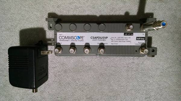Commscope Passive VoIP Amplifier+AC Adapters+Co-ax Cables *$ Drop* - $10 (Boston and Northward)63471243075331123