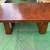 Dinning table modern style solid heavy wood color brown 3 thumbnail