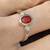 14k White Gold Ruby and Diamond Ring 3 thumbnail