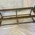 Rectangular Coffee Table - Brass with Glass Top 1 thumbnail