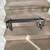 Hammered Steel Bookshelf Pot Rack 3 thumbnail