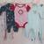 Four Infant -- Baby Girl Sleepers & a Onesie 1 thumbnail