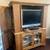 Solid oak entertainment center 3 thumbnail
