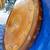 Round Mahogany Table W/ Veneer Inlays Handmade In Italy 2 thumbnail