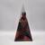Handmade Orgonite Pyramid 11.75” Tall – Smoky Quartz Wand, Garnet, Red 5 thumbnail