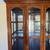 Stunning Large Solid Wood China Cabinet / Hutch with Light 5 thumbnail