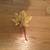 Real maple leaf gilded with gold, ornament 2 thumbnail