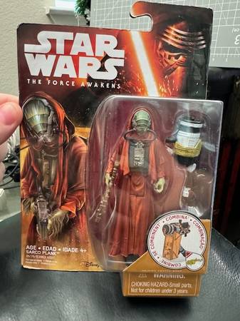 Star Wars The Force Awakens SARCO PLANK 3.75” NEW ACTION Figure SEALED 1