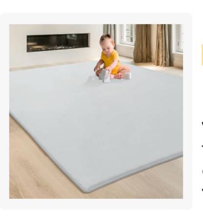 Extra thick plush play mat/play rug 1