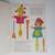 Vintage Punch and Judy Punch-out Puppets Stage and Scrips 1975 2 thumbnail