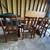 Antique Trestle Table and Chairs 9 thumbnail