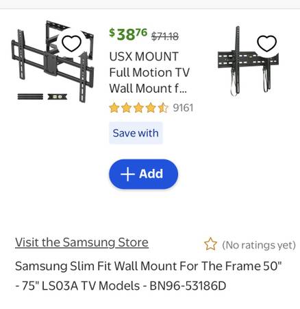 Wall mount for flatscreen TV 1