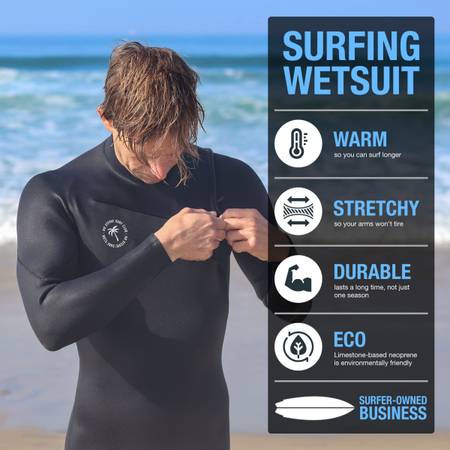 4/3 Men's Size XXXL Ho Stevie Wetsuit New 1
