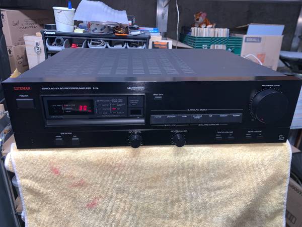 Luxman f-114 processor amp 1