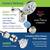AquaCare High Pressure Luxury 6-mode 6-inch Rain Shower Head, Nickel 4 thumbnail